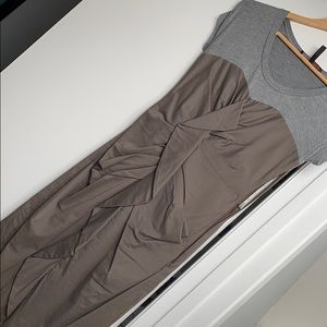 Knit and twill BCBG dress
